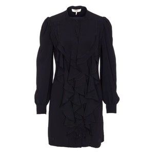 Chloé Ruffled Black Blouse - NWT